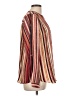 Zac & Rachel 100% Polyester Stripes Red Long Sleeve Blouse Size L - photo 4
