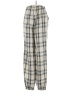 Unbranded Plaid Ivory Casual Pants Size XS - photo 2
