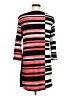 Alfani Stripes Black Casual Dress Size M - photo 2