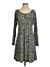 Lapis Paisley Gray Casual Dress Size S - photo 1