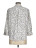 dalia Animal Print Ivory 3/4 Sleeve Blouse Size M - photo 2