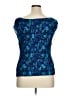 Notations 100% Polyester Blue Sleeveless Blouse Size 1X - photo 2