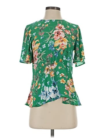 Ann Taylor LOFT Short Sleeve Blouse (view 1)