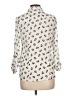 Freebird Animal Print Ivory 3/4 Sleeve Blouse Size L - photo 2