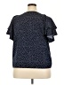 Shein Curve Blue Short Sleeve Blouse Size 18 Plus (3) - photo 2