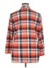 New York Laundry Plaid Orange Long Sleeve Button-Down Shirt Size 1X - photo 2
