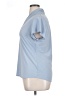 Design Collective Blue Short Sleeve Blouse Size XL - photo 5