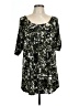 Kenneth Cole REACTION Black 3/4 Sleeve Blouse Size L - photo 1