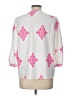 Unbranded White 3/4 Sleeve Blouse Size L (estimated) - photo 2