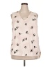 Lane Bryant 100% Polyester Pink Sleeveless Blouse Size 18 - photo 1