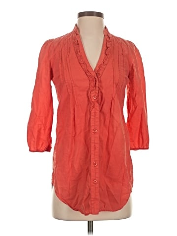 Odille 3/4 Sleeve Button-Down Shirt (view 1)