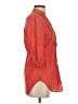 Odille 100% Cotton Orange 3/4 Sleeve Button-Down Shirt Size 2 - photo 4