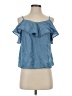 Old Navy 100% Lyocell Blue Sleeveless Blouse Size XS - photo 1
