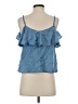 Old Navy 100% Lyocell Blue Sleeveless Blouse Size XS - photo 2