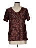 Unbranded Paisley Brown Short Sleeve T-Shirt Size L - photo 1
