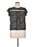 Liberty Love 100% Polyester Black Short Sleeve Blouse Size XL - photo 1