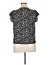 Liberty Love 100% Polyester Black Short Sleeve Blouse Size XL - photo 2
