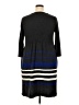 Studio One 100% Acrylic Stripes Black Casual Dress Size 2X - photo 2