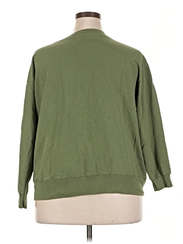 Knit Mix Pullover Sweater (view 2)