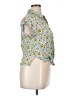 Self Esteem 100% Rayon Floral Blue Short Sleeve Blouse Size XL - photo 4
