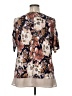 Naif Brown Short Sleeve Blouse Size 1X - photo 2