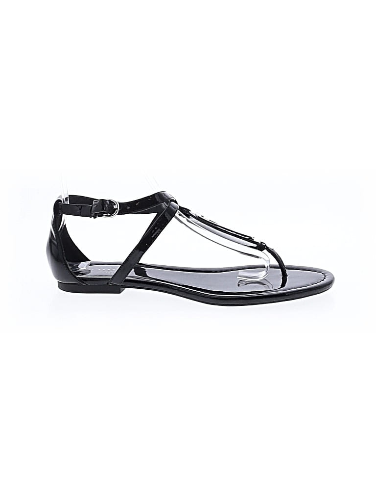 Pre-owned Coach Factory Sandals In Black