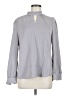 Allegra K 100% Polyester Gray Long Sleeve Blouse Size M - photo 1
