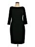 David Meister Solid Black Cocktail Dress Size 10 - photo 1