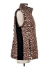 Calvin Klein 100% Polyester Animal Print Brown Vest Size S (estimated) - photo 4