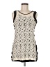 Paper Crane 100% Polyester Ivory Casual Dress Size M - photo 1