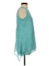 Fever 100% Polyester Teal Sleeveless Blouse Size S - photo 4