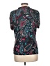 Fashion Bug Paisley Teal Short Sleeve Turtleneck Size L - photo 2