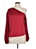 Shein Red Long Sleeve Blouse Size L - photo 1