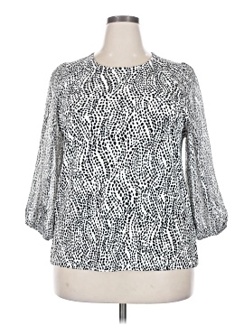 Simply Vera Vera Wang 3/4 Sleeve Blouse
