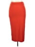 Unbranded Solid Orange Casual Skirt Size 2X - photo 2