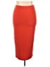 Unbranded Solid Orange Casual Skirt Size 2X - photo 1