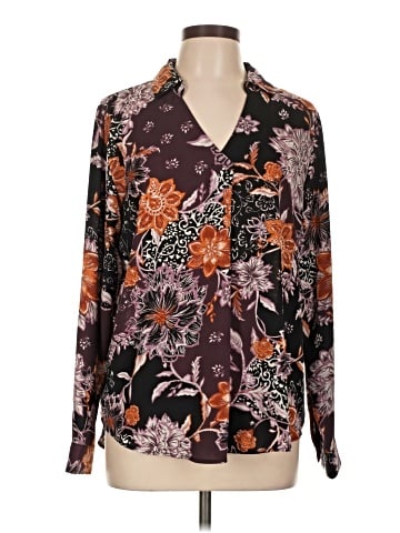 Maurices Long Sleeve Blouse (view 1)