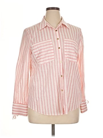 MICHAEL Michael Kors Long Sleeve Button-Down Shirt (view 1)
