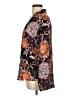 Maurices 100% Polyester Floral Brown Long Sleeve Blouse Size L - photo 5