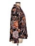 Maurices 100% Polyester Floral Brown Long Sleeve Blouse Size L - photo 4