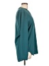 Timeson 100% Polyester Teal Long Sleeve Blouse Size L - photo 4
