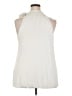 Ashley Stewart Ivory Sleeveless Blouse Size 18 - 20 Plus - photo 2
