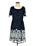 Unbranded 100% Polyester Paisley Blue Casual Dress Size S - photo 1