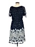 Unbranded 100% Polyester Paisley Blue Casual Dress Size S - photo 2