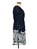 Unbranded 100% Polyester Paisley Blue Casual Dress Size S - photo 4
