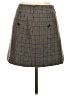 Gap Plaid Gray Wool Skirt Size 0 - photo 2