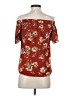 Sweet Wanderer Red Short Sleeve Blouse Size S - photo 2
