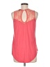 Heart Soul 100% Polyester Orange Sleeveless Blouse Size M - photo 2