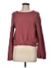 TeXTURE & THREAD Madewell 100% Cotton Burgundy Pullover Sweater Size M - photo 1