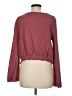 TeXTURE & THREAD Madewell 100% Cotton Burgundy Pullover Sweater Size M - photo 2